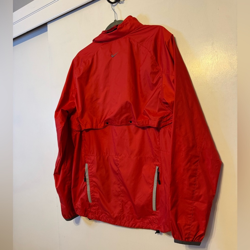 Nike Vintage Clima-Fit Windbreaker Jacket - Red (XL) - Picture 8 of 9